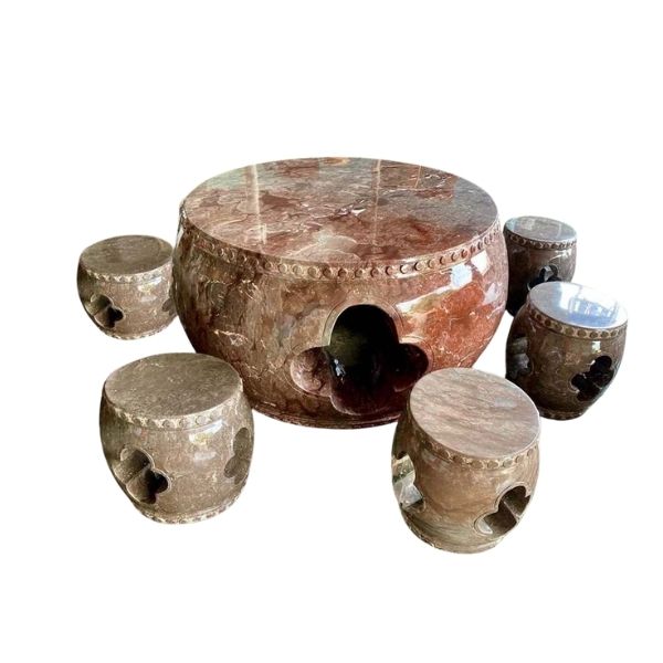 Bàn ghế đá tự nhiên sân vườn TT091