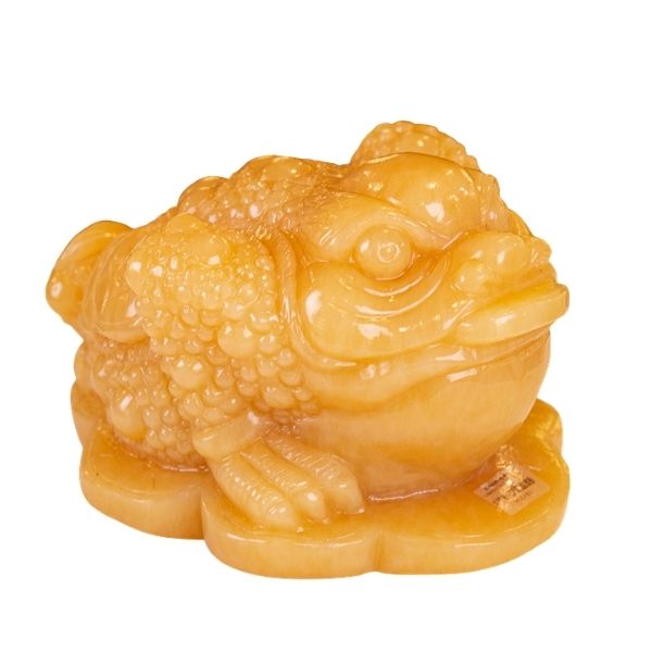 Cóc Thiềm Thừ phong thuỷ Ngọc Hoàng Long dài 10cm