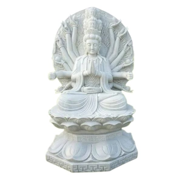 Tượng Quan Thế Âm Bồ Tát ngồi đài sen TT079