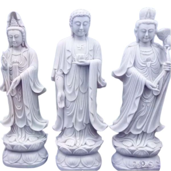 Tượng Tam Thế Phật đứng TT069